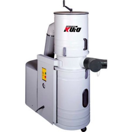 AIR FOXX Kufo Seco 3HP 1 Phase Total Enclosed Canister Dust Collector - UFO-DC103